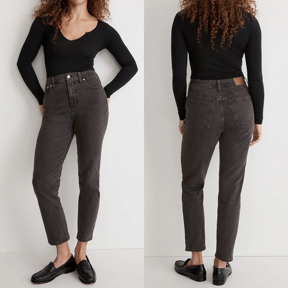 Madewell High Rise Women Jeans - Charcoal